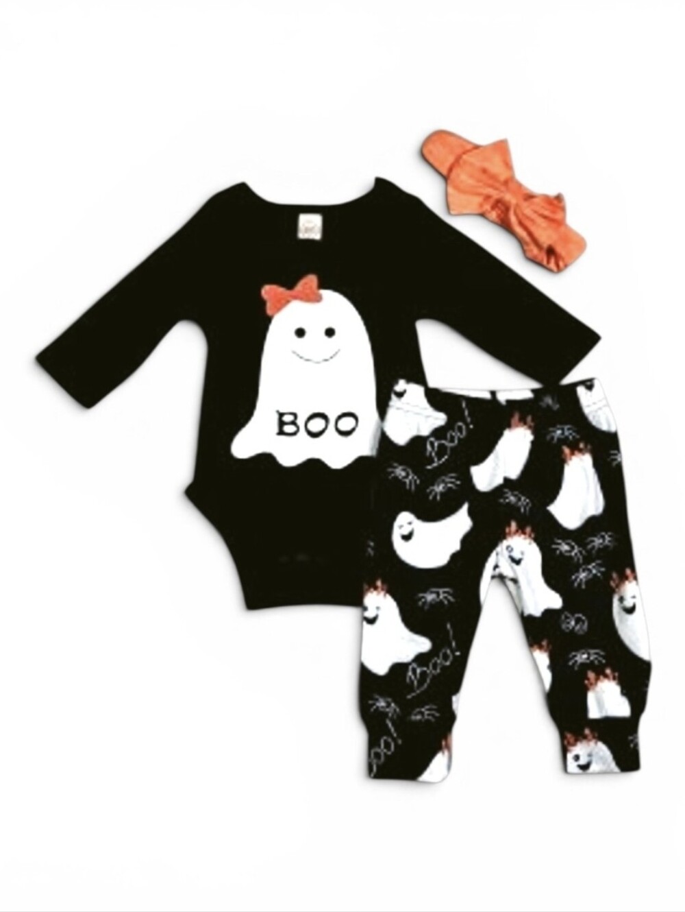 Ghost boo Baby Set Halloween 0-3M